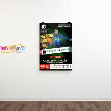 reklaminiu plakatu gamyba